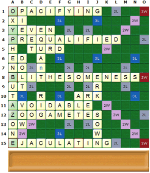 1785 points with SOWPODS words only with the rack ABEOPYZ rack